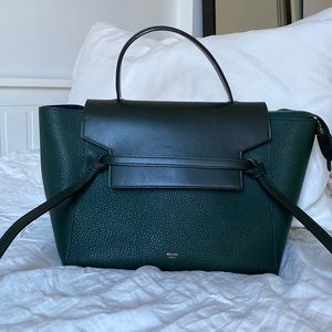 ‼️SOLD‼️ Celine Mini Belt Bag in Dark Green